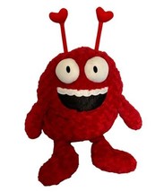 BIG Valentines Day Red Stuffed Plush Alien Heart Furry Monster 27” Walmart Toy - $22.76