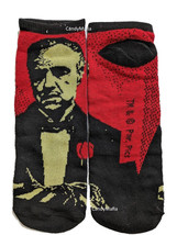 The Godfather Mafia Movie SOCKS Fun Socks Low Cut Socks - The Don Face - $7.99