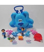 Blues Clues &amp; You Take Along Friends Portable Playset 12 Figures + Carry... - €17,30 EUR