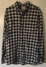 Carharrt Button Up Mens Shirt: Size Large: Relaxed Fit: SEE PICTURES - £11.72 GBP