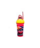 DISNEY ZAK PIXAR CARS LOOPITY LOOP STRAW 15 OZ. TUMBLER WATER BOTTLE-BRA... - €14,72 EUR