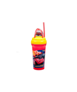 DISNEY ZAK PIXAR CARS LOOPITY LOOP STRAW 15 OZ. TUMBLER WATER BOTTLE-BRA... - £13.62 GBP