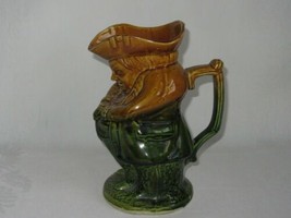 Vtg Glazed Mug Tricorn Tri Corner Hat Man Drinking Toby Jug Decorative Colonial - £77.39 GBP