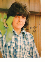 Tony Defranco teen magazine pinup clipping by a plant Tiger Beat Bop - £2.35 GBP