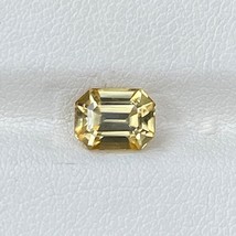 Natural Yellow Zircon 2.40 Cts Emerald Cut Sri Lanka Loose Gemstone - £232.52 GBP
