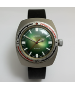 Vintage Vostok Komandirskie Amphibia USSR Vintage Diver Watch "Barrel Case" Gree - $300.00