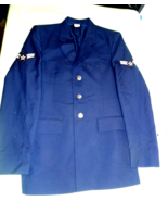 DSCP 3 BUTTON USAF AIR FORCE DRESS BLUE JACKET ENLISTED MENS SHADE 1620 ... - $108.41 CAD