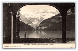 View From Chalet Lake Louise Alberta Canada Postcard Byron Harmon UNP U25 - £2.97 GBP