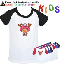 One Piece Tony Chopper Graphic Tee Kids Birthday Gift Boys Girls T-Shirt Tops - £13.79 GBP