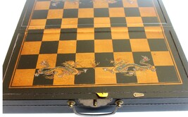 Chess set Ancient chinese  32 resin pieces with nice box and board small... - $69.99