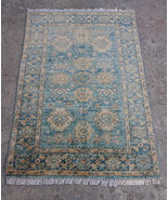 3x5 Blue Oushak Rug - Classic Elegance for Any Room - $5,661.87 MXN