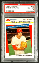 1987 K-Mart #15 Steve Carlton HOF KMart PSA 8 NM-MT Only 17 Graded Higher - $20.39