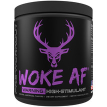 BUCKED UP WOKE AF PRE WORKOUT GRAPE GAINZ 13.23 OZ 30 SERVINGS 08/2026 - £27.56 GBP