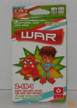 Cartamundi 2 in 1 Educational Kids Card Game War and Memory 100% Complete - $9.85
