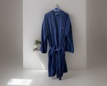 Polo Ralph Lauren Mens Small Medium Terry Cloth Robe Belted Navy Blue - $39.55