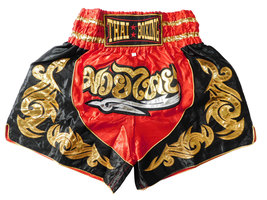 M Muay Thai Boxing Short Pants Pant MMA Kickboxing Men Women Workout MS023 red - £24.12 GBP