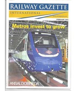 Railway Gazette International magazine - February 2002 DH - $7.22 CAD