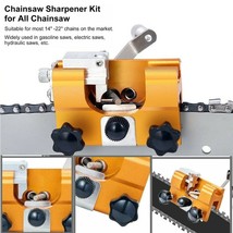 Chainsaw Chain Sharpener Kit Fast Sharpening Stone System For Chain Saw Portable - £28.84 GBP
