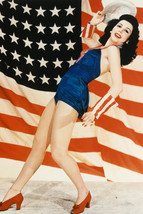 Ann Miller 24x18 Poster U.S. Flag - £19.74 GBP