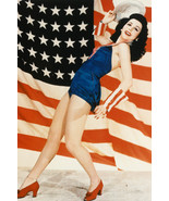 Ann Miller 24x18 Poster U.S. Flag - £19.65 GBP