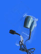 Conair Travel Hair Dryer Blue 1600W Dual Voltage Compact 2 Speed &amp; Heat ... - $18.95