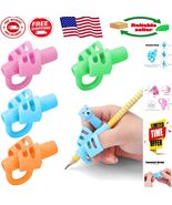 Silicone Pencil Grips for Beginners - Enhance Handwriting &amp; Posture 4 Pack - $13.28 CAD