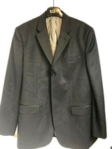 Banana Republic Sport Coat Blazer Size 46L 3-Button Jacket Blue Stripe Mens - £23.29 GBP
