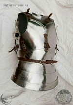 Medieval Gothic Harness jacket Solid Steel Medieval Larp Sca Armor jacket - £200.02 GBP