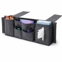 Bedside Couch Caddy Organizer 5 Pocket Hanging Storage Pouch for Bed Sof... - $12.86