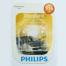 2 Pack - Philips 916 - 7.29W 13.5v T5 W2.1X9.2D base Automotive bulb - £16.56 GBP
