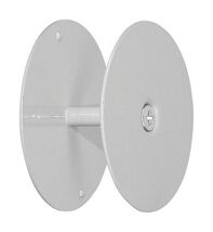 Prime-Line 2-5/8 in. D Gray Steel Hole Filler Plate U 9515 - $7.45