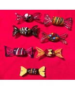 7 Vintage Italian Art Glass Candies 3&quot; Each Piece is Unique in Design &amp; ... - $52.62 CAD