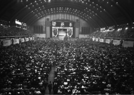 1964 Democratic National Convention Atlantic City NJ LBJ JFK New 8x10 Photo - £6.93 GBP