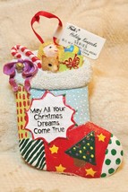 Paula&#39;s Holiday Keepsake Series Christmas Stockin Tree Ornament - $17.81