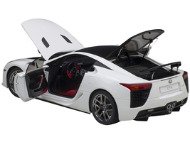 Lexus LFA Whitest White with Carbon Top 1/18 Model Car by Autoart - $302.99