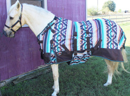 1200D Turnout Lightweight Bellyband Rain Horse Winter Sheet Serape 3B100 - $82.99