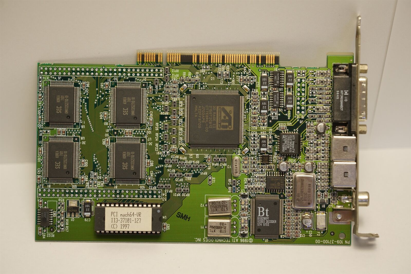 ATI 3D Rage II PCI Video Card 109-37100-00 Mach64-VR 113-37101-127 , - $48.97