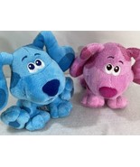  Blues Clues Magenta Plush Stuffed Dogs Pair 7 in Stuffed Animals - £8.29 GBP