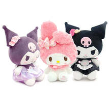 Sanrio Rose Kuromi Plush Dolls And Lovely Pink My Melody PP Cotton Soft Stuffed  - £8.61 GBP+