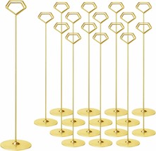 16PK Table Number Holders 12 Inches Diamond Place Card Holder Metal Tabl... - £38.63 GBP