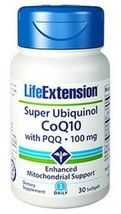 MAKE OFFER! 2 Pack Life Extension Super Ubiquinol CoQ10 PQQ 100 mg 30 gels image 2