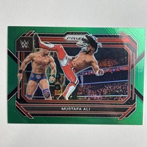 Mustafa Ali 2023 Panini Prizm WWE #7 Green Prizm Parallel - £1.99 GBP