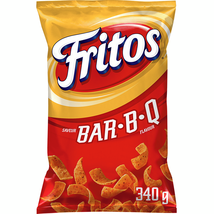 2 Bags Of Frito Lay Fritos BAR-B-Q Bbq Chips 340g / 12 Oz Each Free Shipping - $30.00