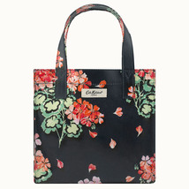 BNWT Cath Kidston Small Bookbag Water Resistant Lunch Bag Geraniums Flor... - $18.99