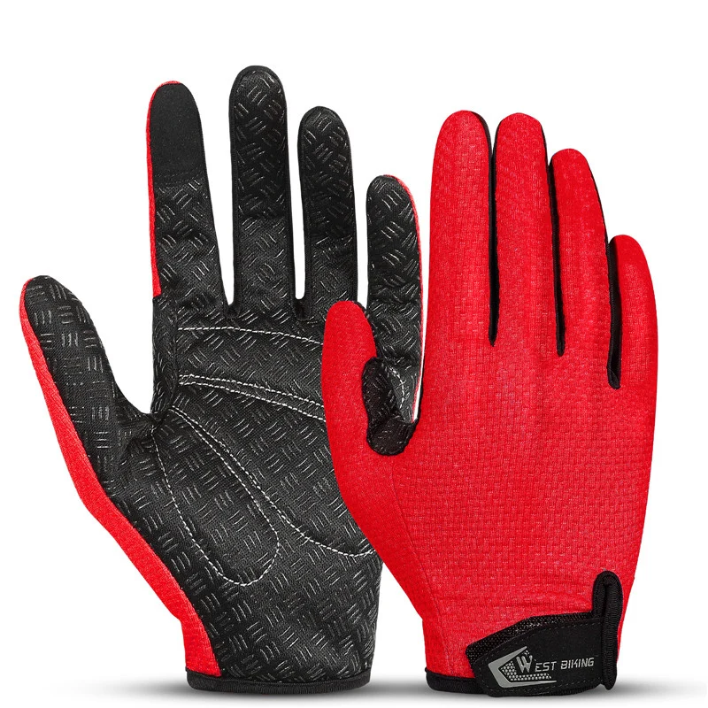 WEST BI Spring Autumn Unisex Cycling Gloves Full Finger Touch Screen Mountaineer - £83.45 GBP