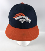 Denver Broncos Snapback Baseball Hat New Era 9Fifty Orange Blue Med/Large - £15.78 GBP