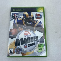 Madden NFL 2003 (Microsoft Xbox, 2002) Complete w/ Manual CIB Tested - £3.95 GBP