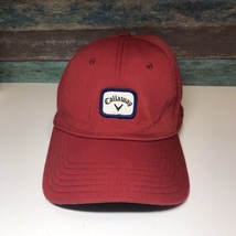 Callaway Logo Fitted Red Hat L/XL Golf Hat Cap - $6.99