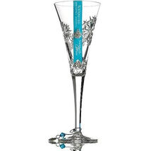 Waterford Crystal Snowflake Wishes Happiness Flute 2018 8th #154695 NEW ... - $76.00