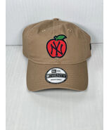 New Era New York Yankees 9TWENTY Khaki Big Apple Logo Adjustable Dad Hat... - $553.22 MXN